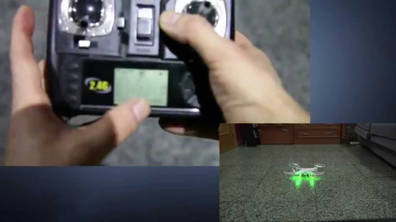 Dron Syma X5C - Compensar la desviación - Trimmer