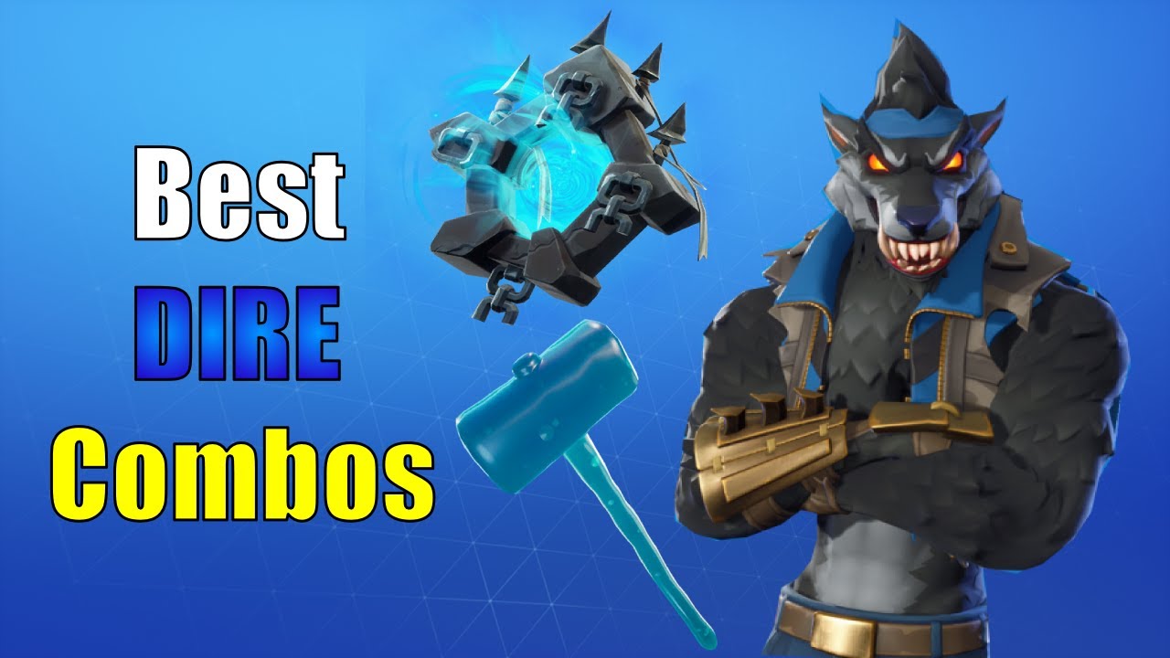 10 Best DIRE Skin Combos *Blue Style* (Fortnite Battle Royale)