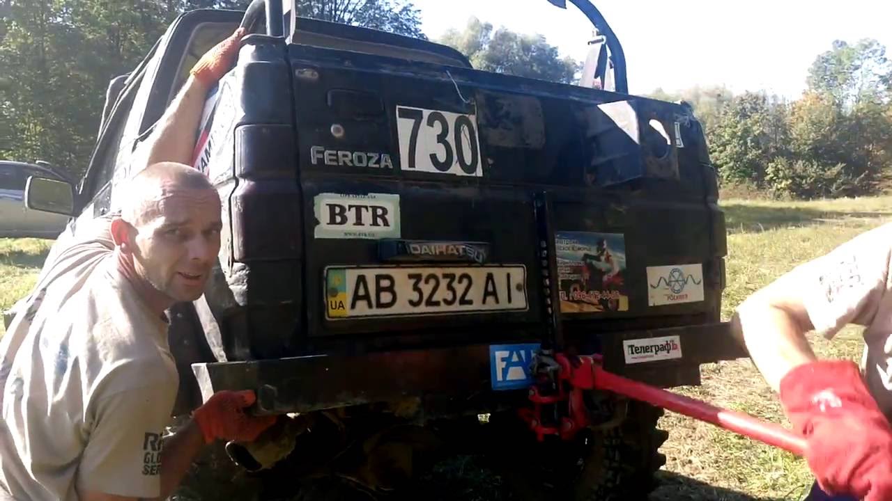 RFC BUKOVINA 2016. Разворот на 90 градусов Hi-JECKом. Экипаж 101. Daihatsu Feroza
