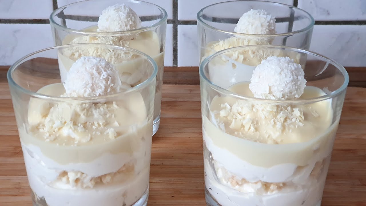 Raffaello Becher 😍 Raffaello Creme Dessert