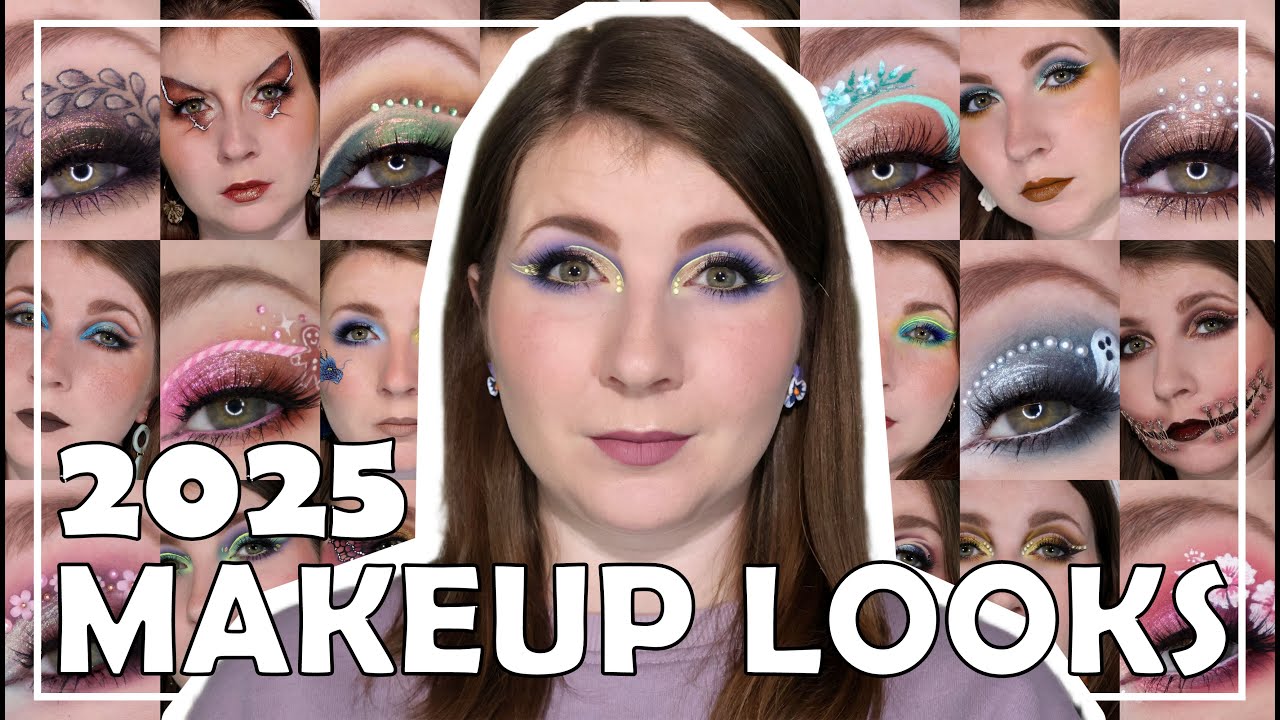 Meine 25 liebsten Makeup Looks 2025 ❤️ Best of Makeup | Eye Look, Full Face Makeup, Facepainting