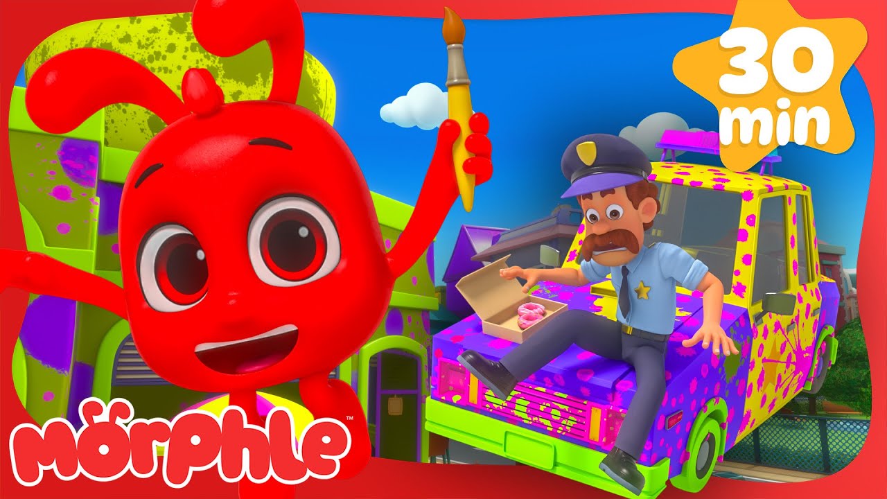 Morphle's Color Party | Morphle Cartoons For Kids | Animation Compilation | After School Club