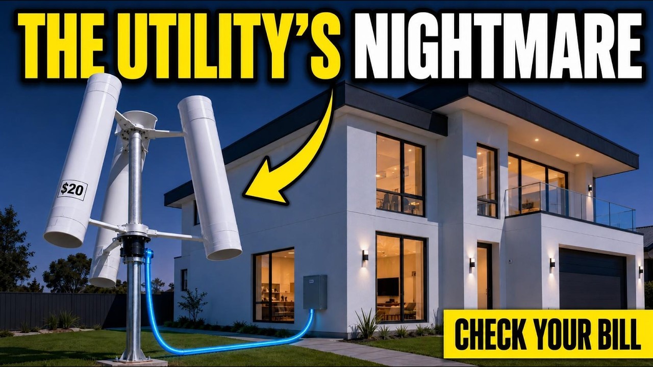 This $20 PVC Pipe Becomes a Free Power Generator. Build It in One Weekend.