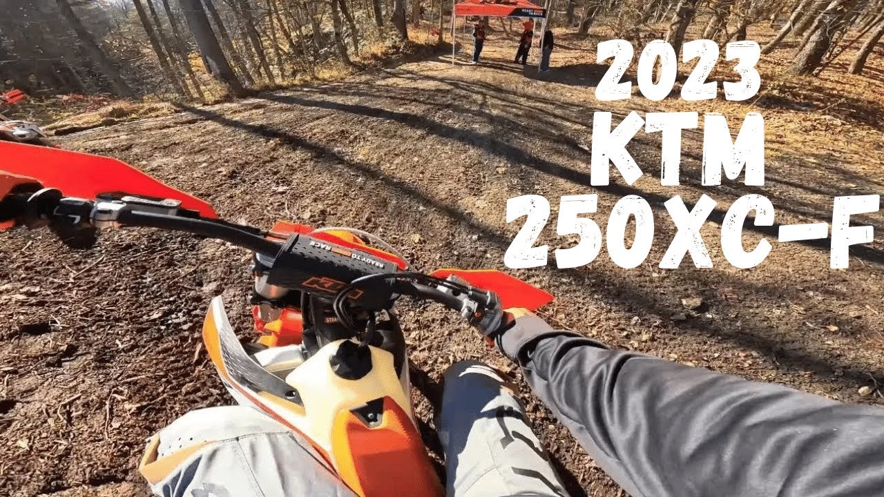 Test riding the 2023 KTM 250 XC-F at  Crow Canyon!