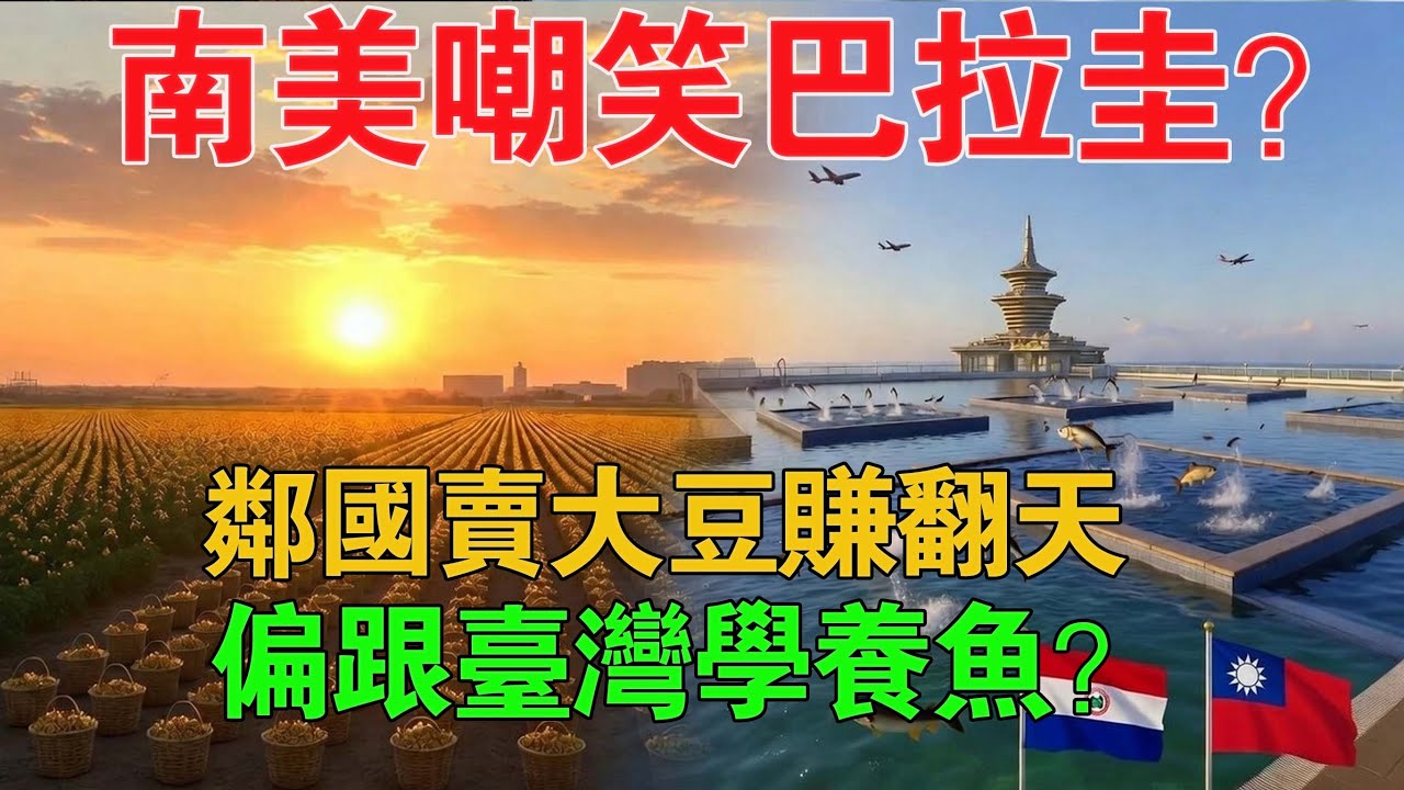 全南美都在笑？鄰國靠賣大豆賺千億，巴拉圭卻跟台灣學“養魚”？結局曝光，所有人都傻眼了！