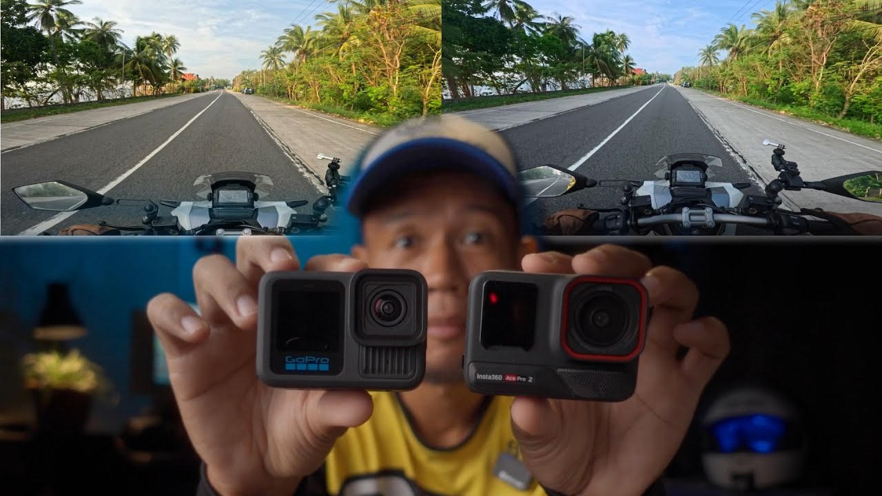 INSTA360 ACE PRO 2 vs GOPRO HERO 13 - Action Camera PangMOTOVLOG | Review Comparison