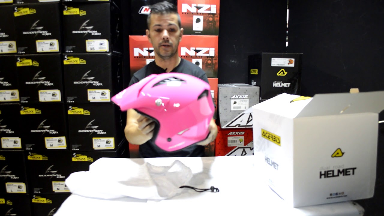 Review rapida del Acerbis Aria el trial rosa fluor!