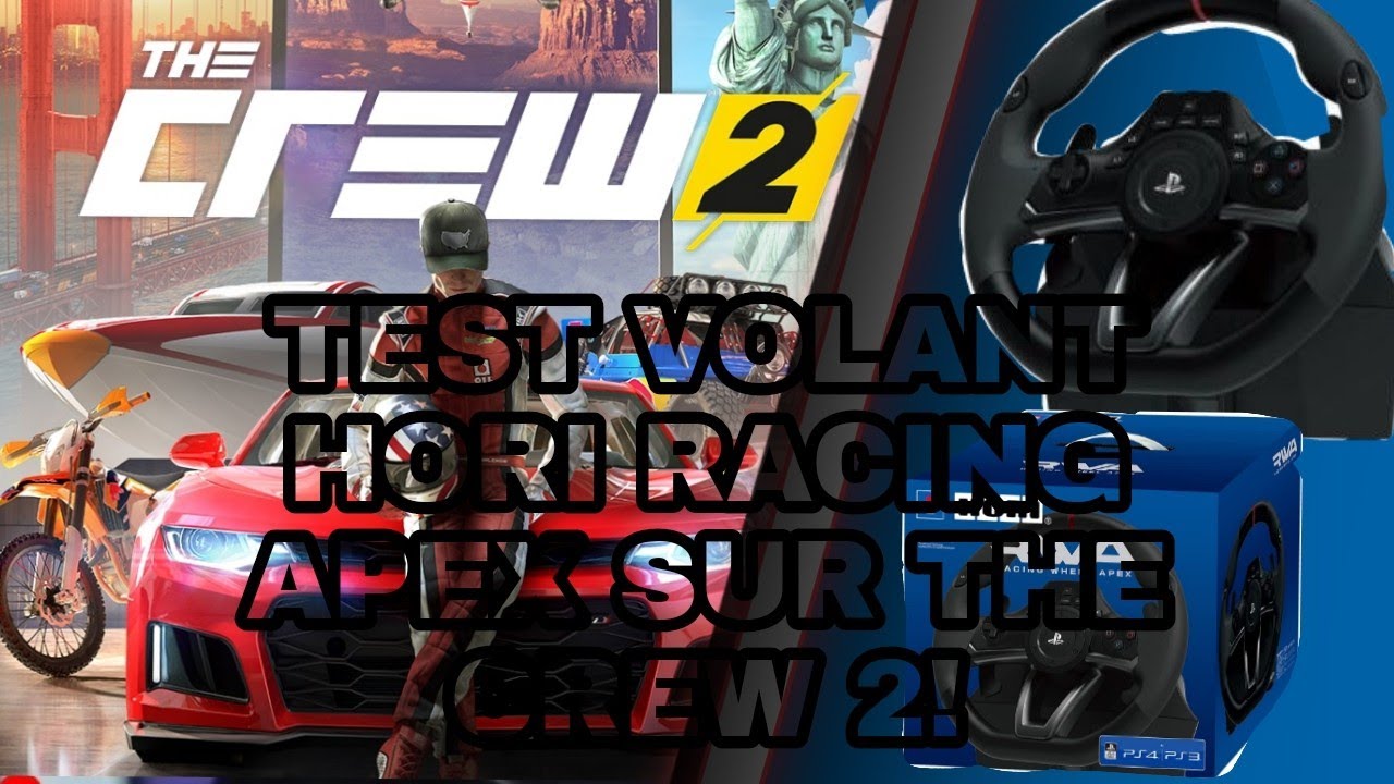 test volant hori racing apex PlayStation 4 et 5!!