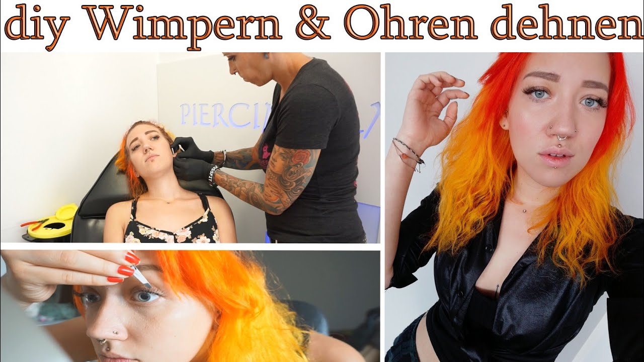 Ohren dehnen & DIY Wimpernverlängerung | VLOG#3