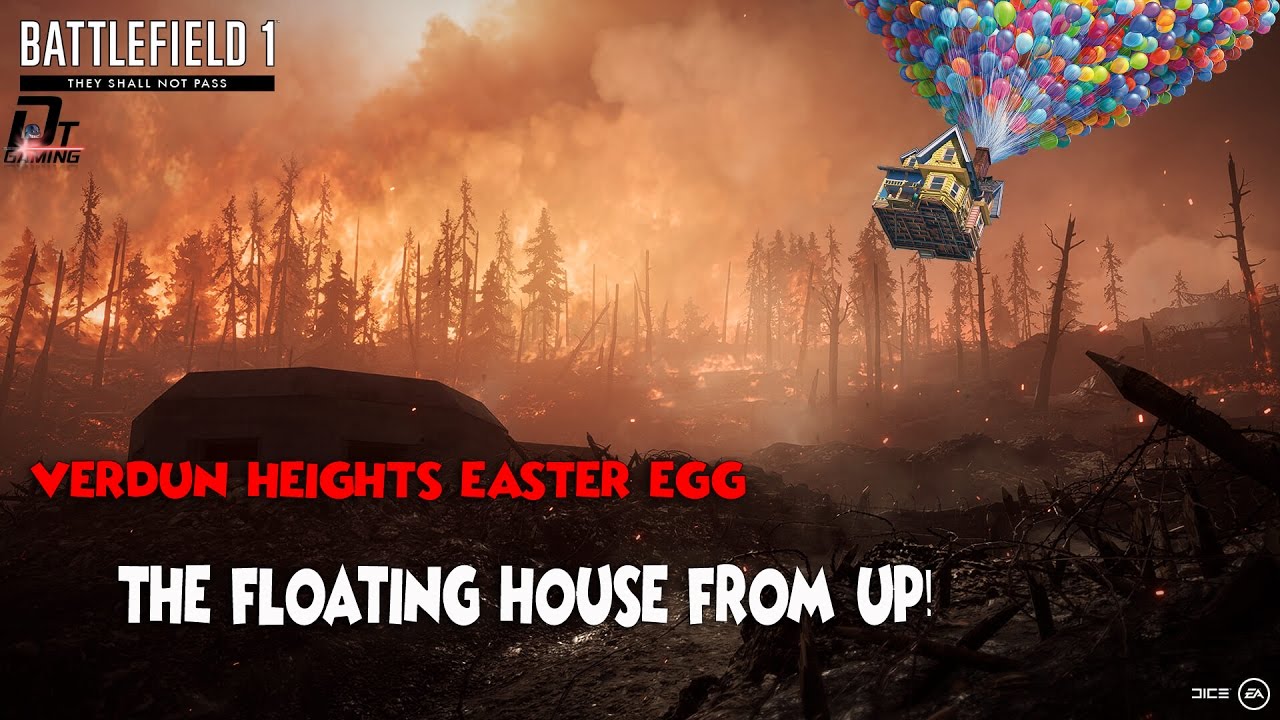BATTLEFIELD 1 EASTER EGG -- DISNEY'S UP! FLOATING HOUSE