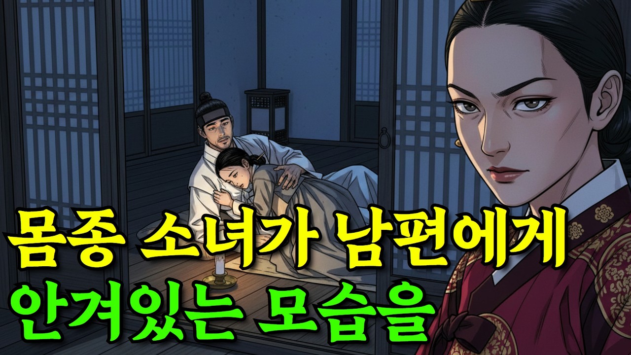 ✨[야담] 남편이 몸종 소녀를 안고 있는 모습을 발견하고 뒤돌아 서며 다짐하는데...✨