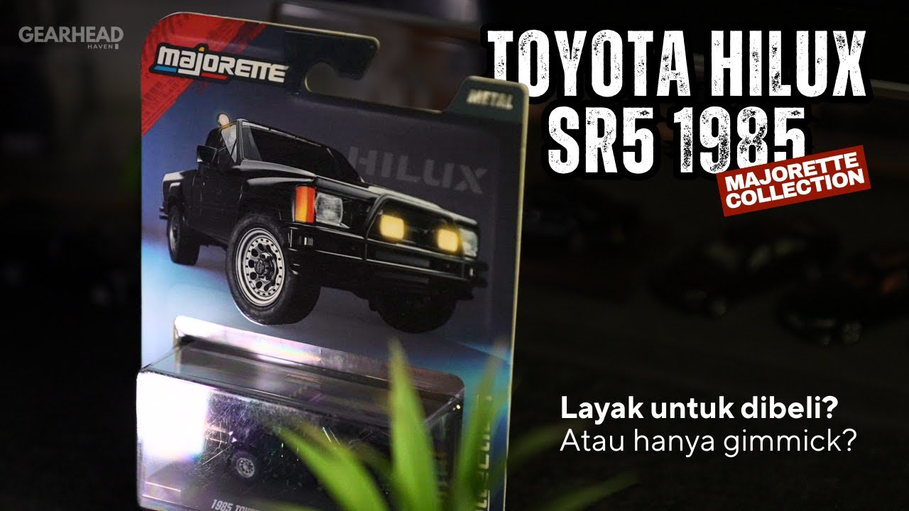 Majorette Collection Toyota Hilux SR5 Pickup 1985 - Diecast Klasik Rasa Film 80an!