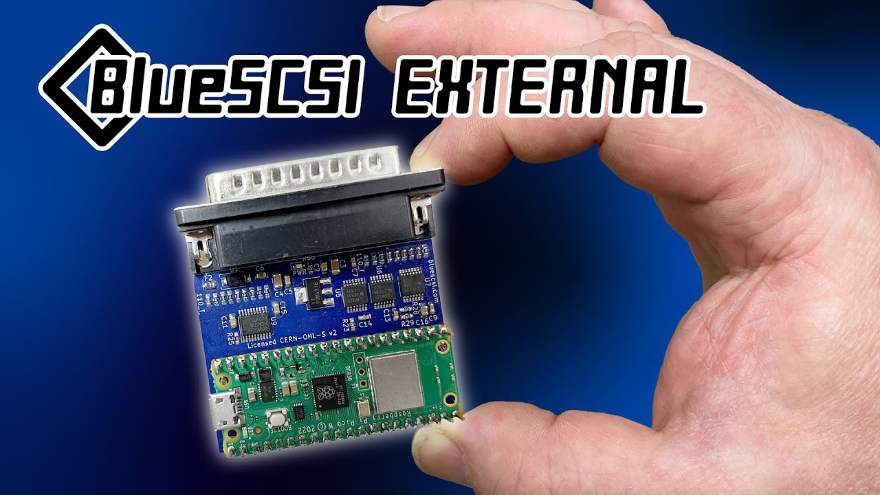 Внешний обзор BlueSCSI v2 DB25