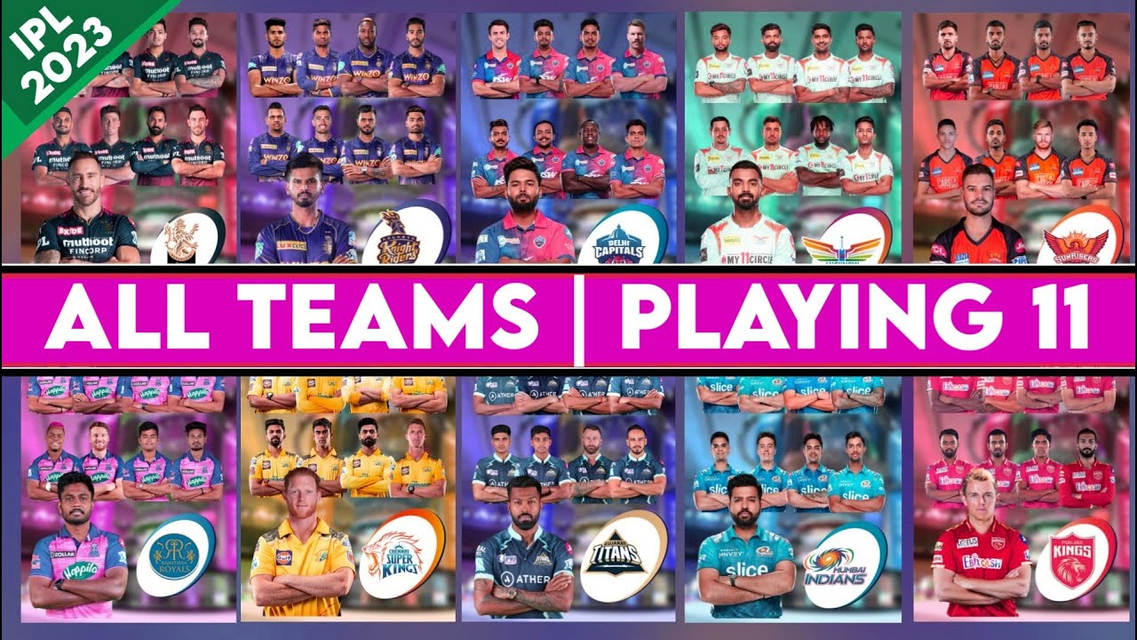 IPL 2023 - All Teams Final Playing 11 After IPL Auction | RCB , CSK , KKR ,MI| MY Cricket Production
