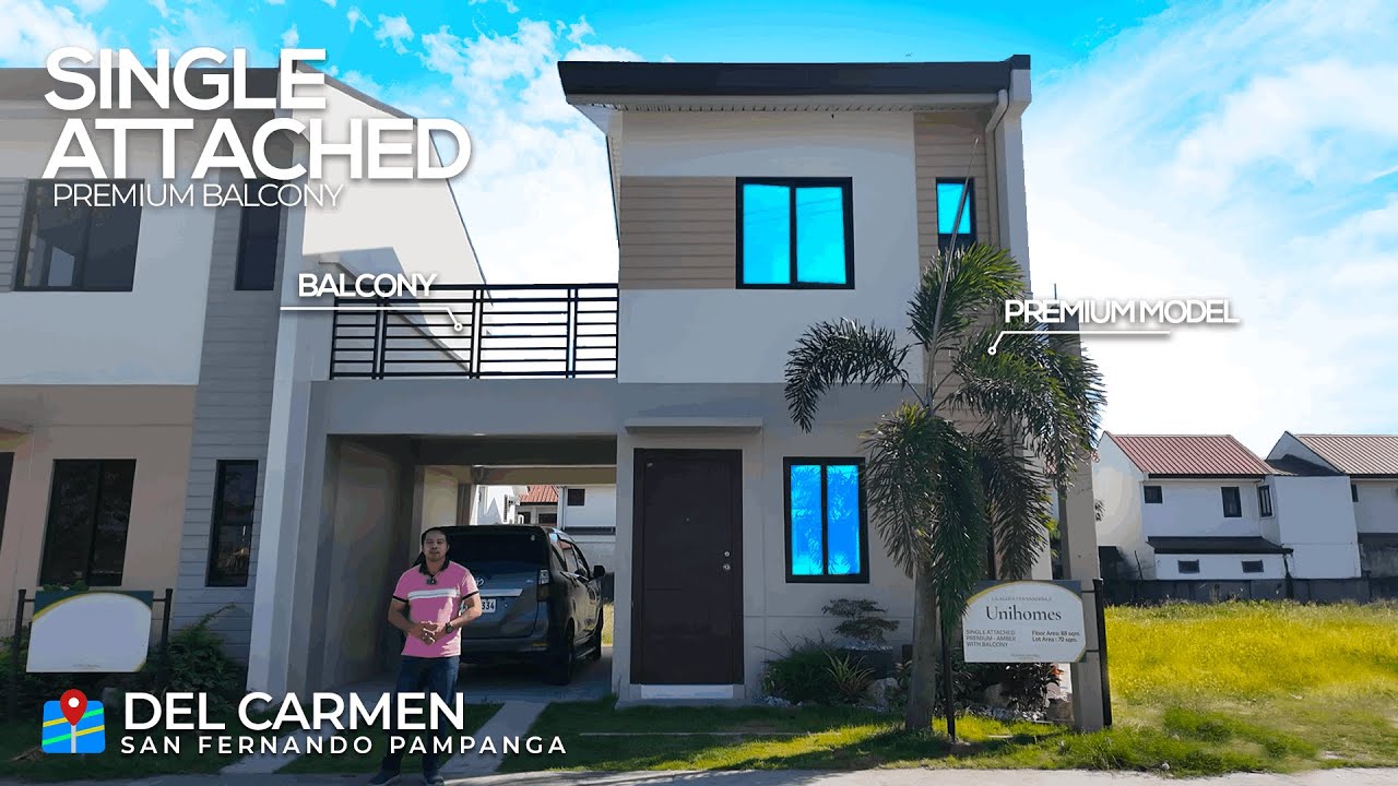 Pueblo De Oro Pampanga . La Aldea Fernandina 2 . Unihomes . Single-attached premium with Balcony 2BR