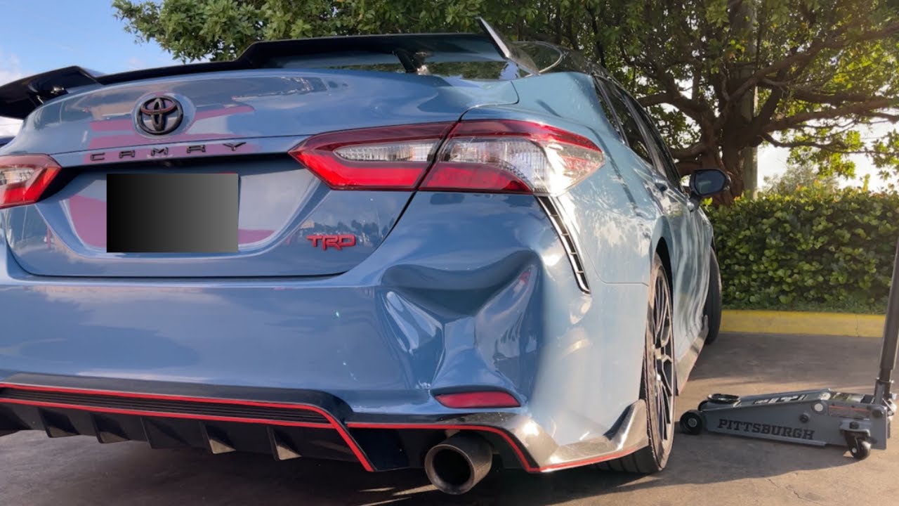 How to Remove a Dent from A cars Bumper | 2022 Toyota Camry TRD | Get Fixed
