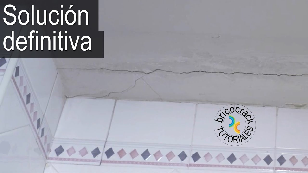 Reparación definitiva de fisuras en techos de baños (Bricocrack)