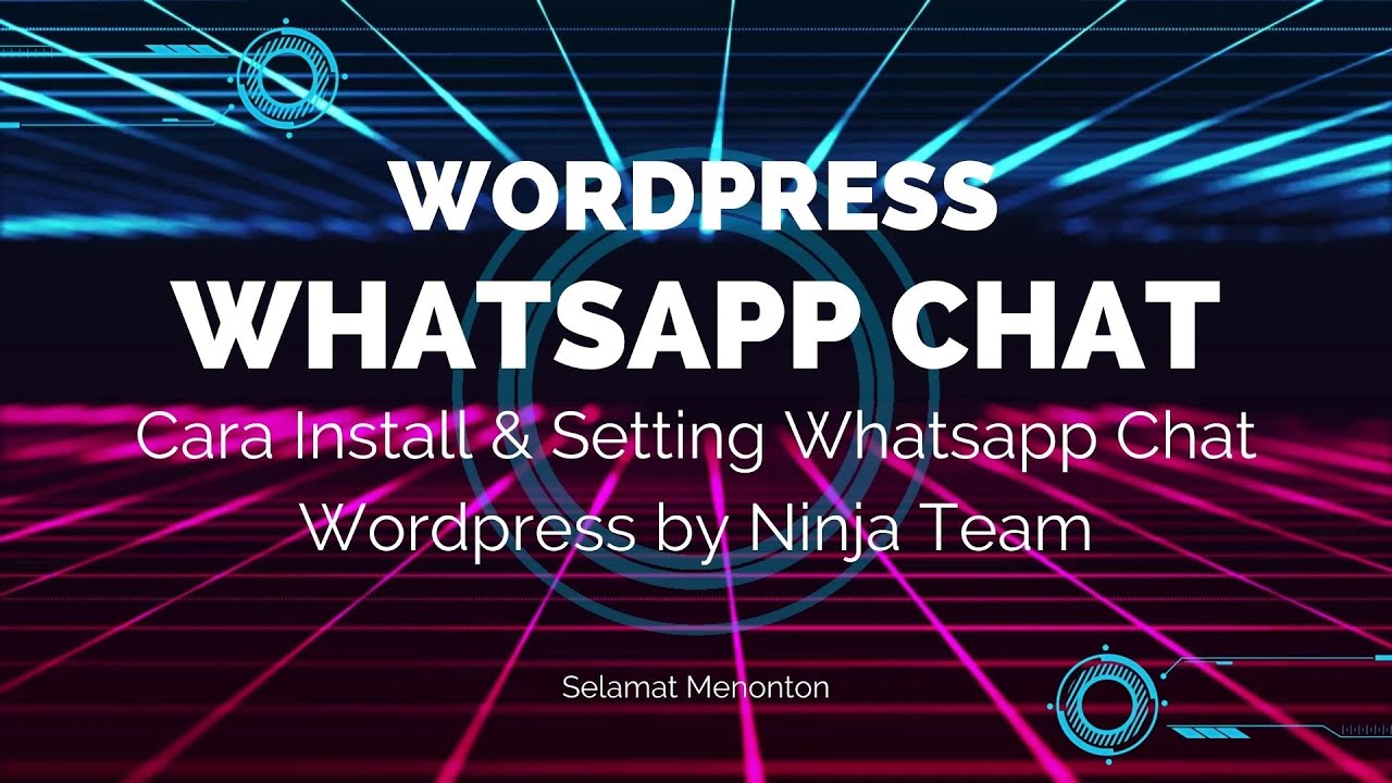 Cara Install & Setting Whatsapp Chat di Wordpress #whatsapp #wordpress #whatsappchat #ninjateam