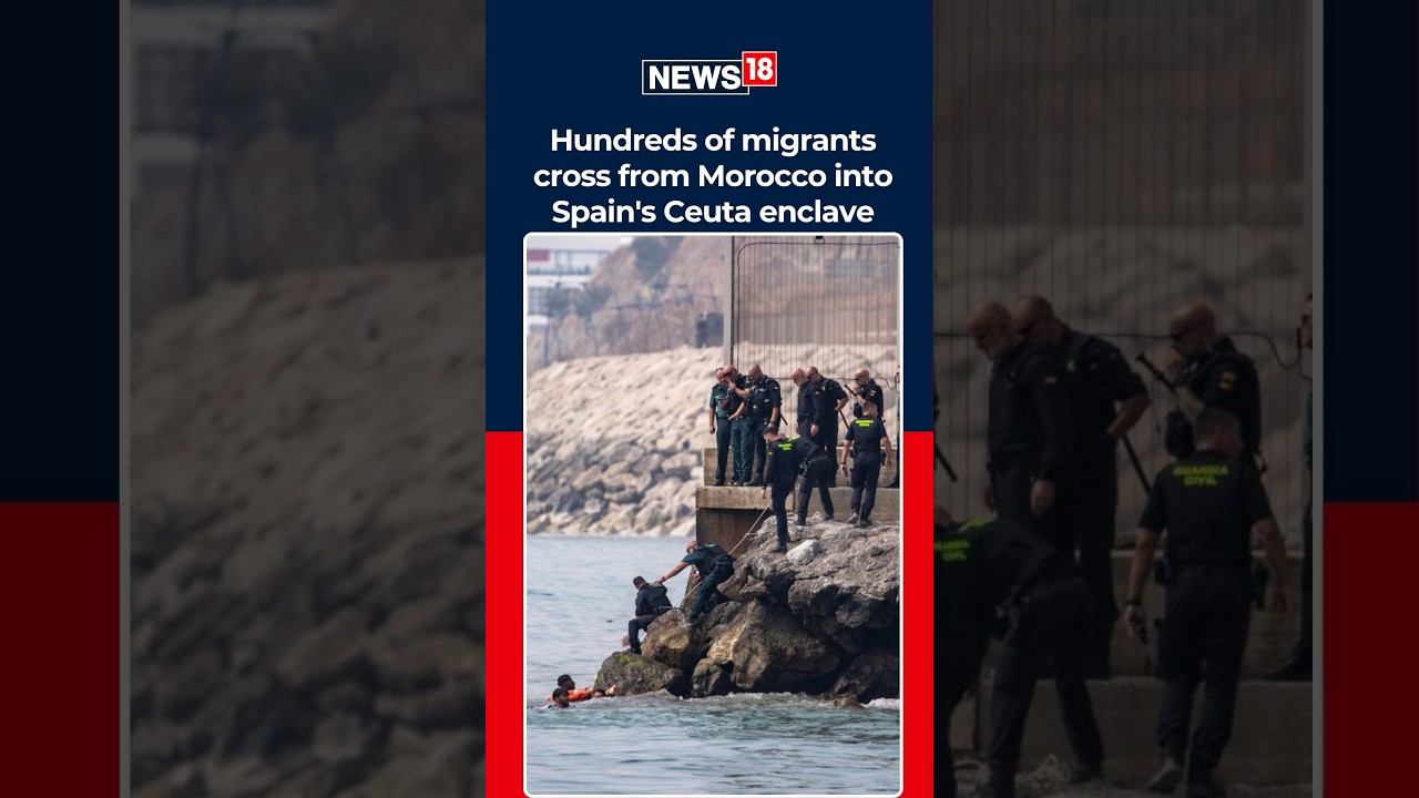 Spain Border Crisis: Hundreds of Migrants Cross Into Ceuta From Morocco | N18S
