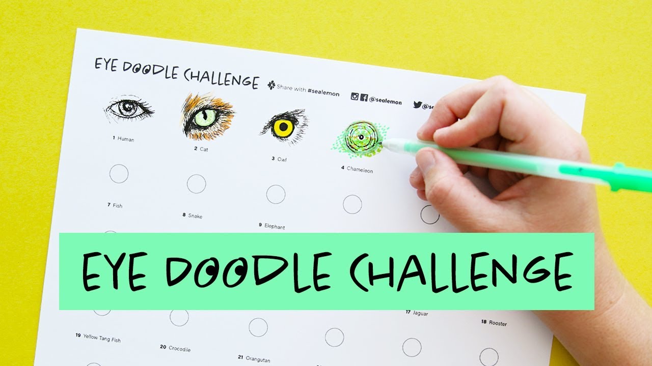 Eye Doodle Challenge | Sea Lemon