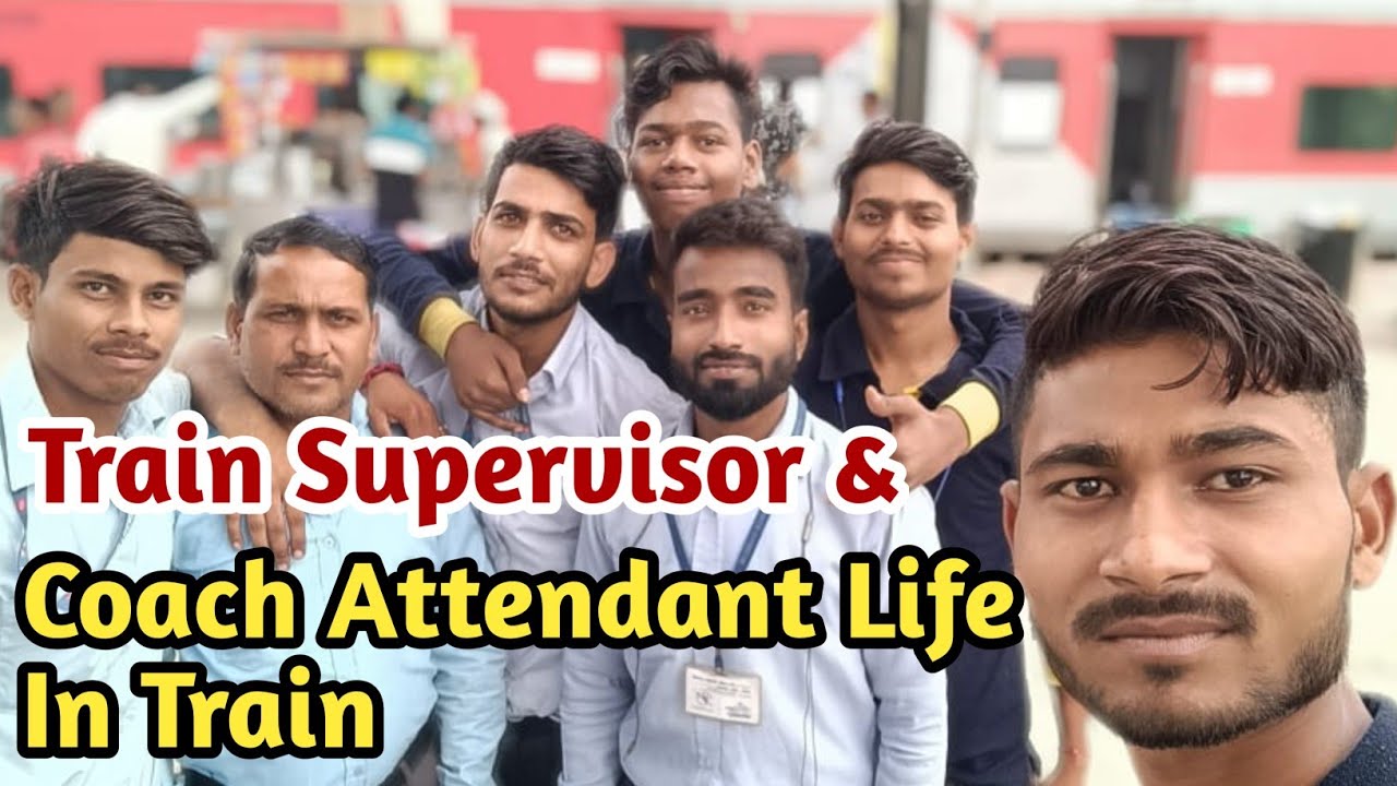 Train Coach Attendant & Train Supervisor Life In Train || Avii Vlogs ||