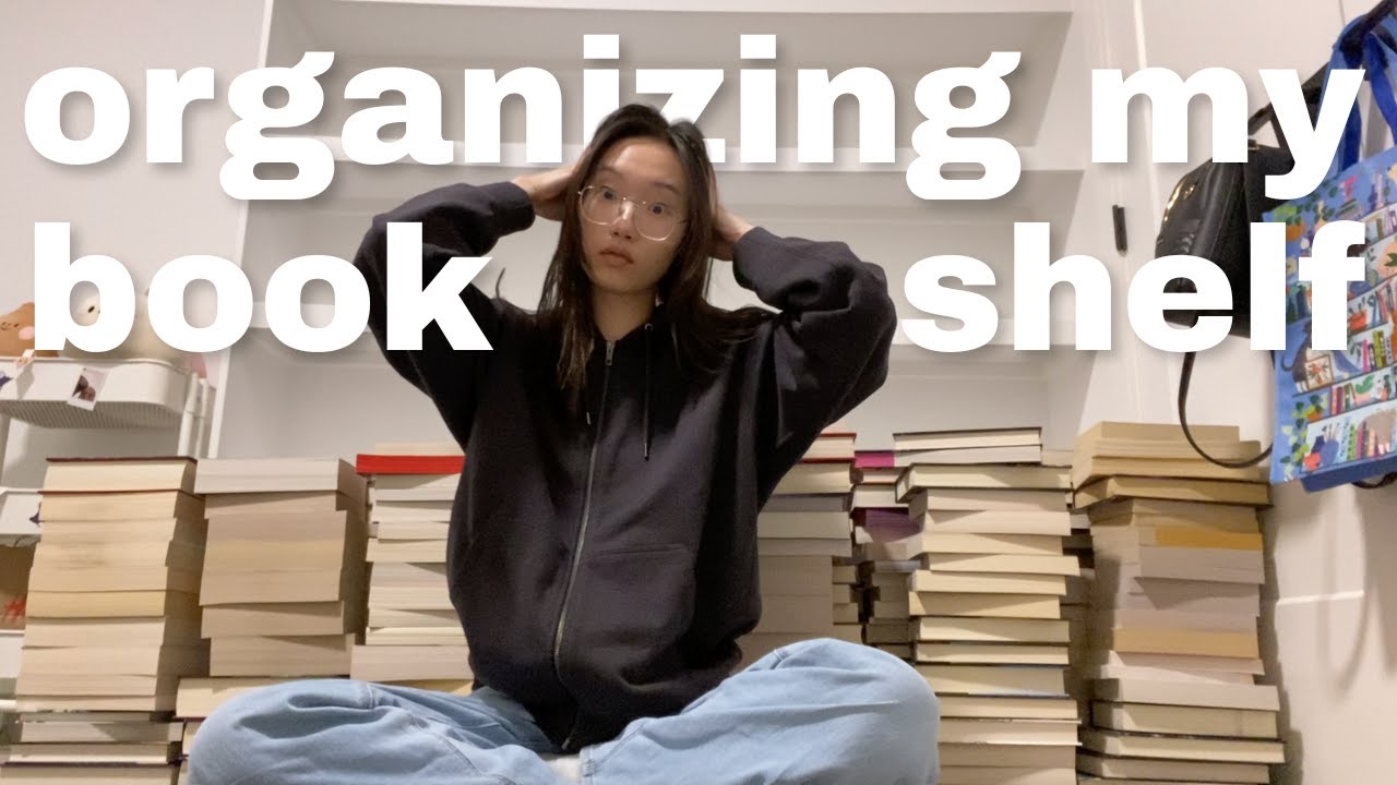 Переорганизация более 400 книг в час ночи 📚 | Книжное Рождество, день 10