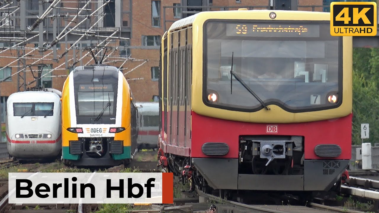 Berlin Hbf 11.07.2025 - ICE-Verkehr, S-Bahn-Takt & Bauarbeiten an Gleis 12/13 im vollen Betrieb