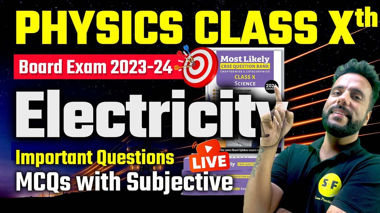 Electricity Physics Most Important Questions | Class 10 Physics Board Exams With Ashu Sir