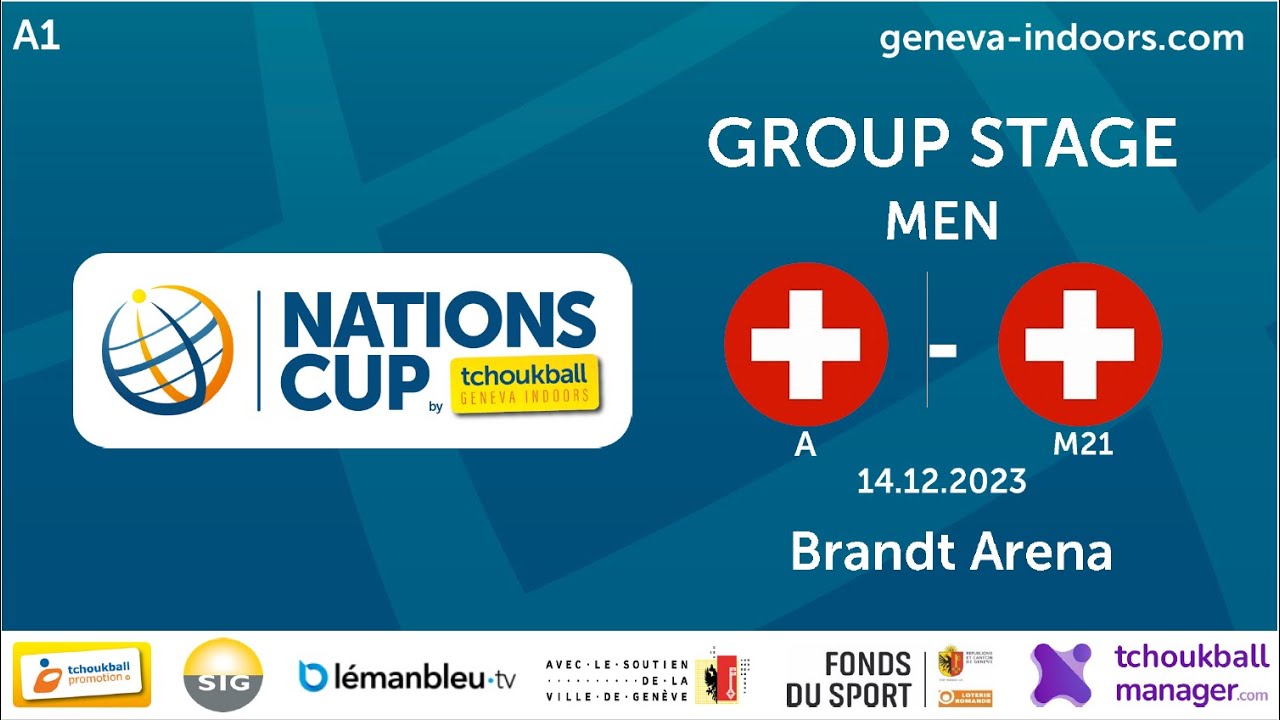 Suisse A / Suisse M21 - Match d'ouverture Homme - Coupe des Nations Tchoukball 2023 - FR