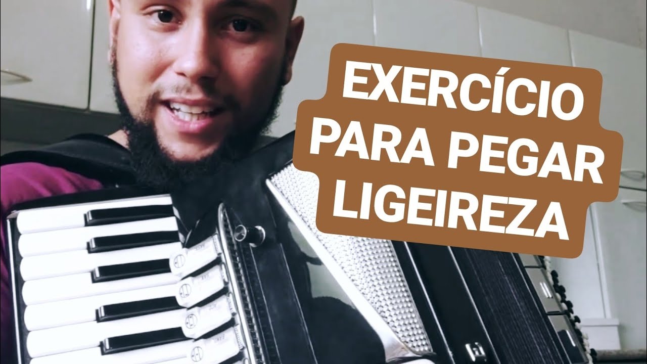 EXERCÍCIO PARA AGILIDADE NO ACORDEON com as duas mãos