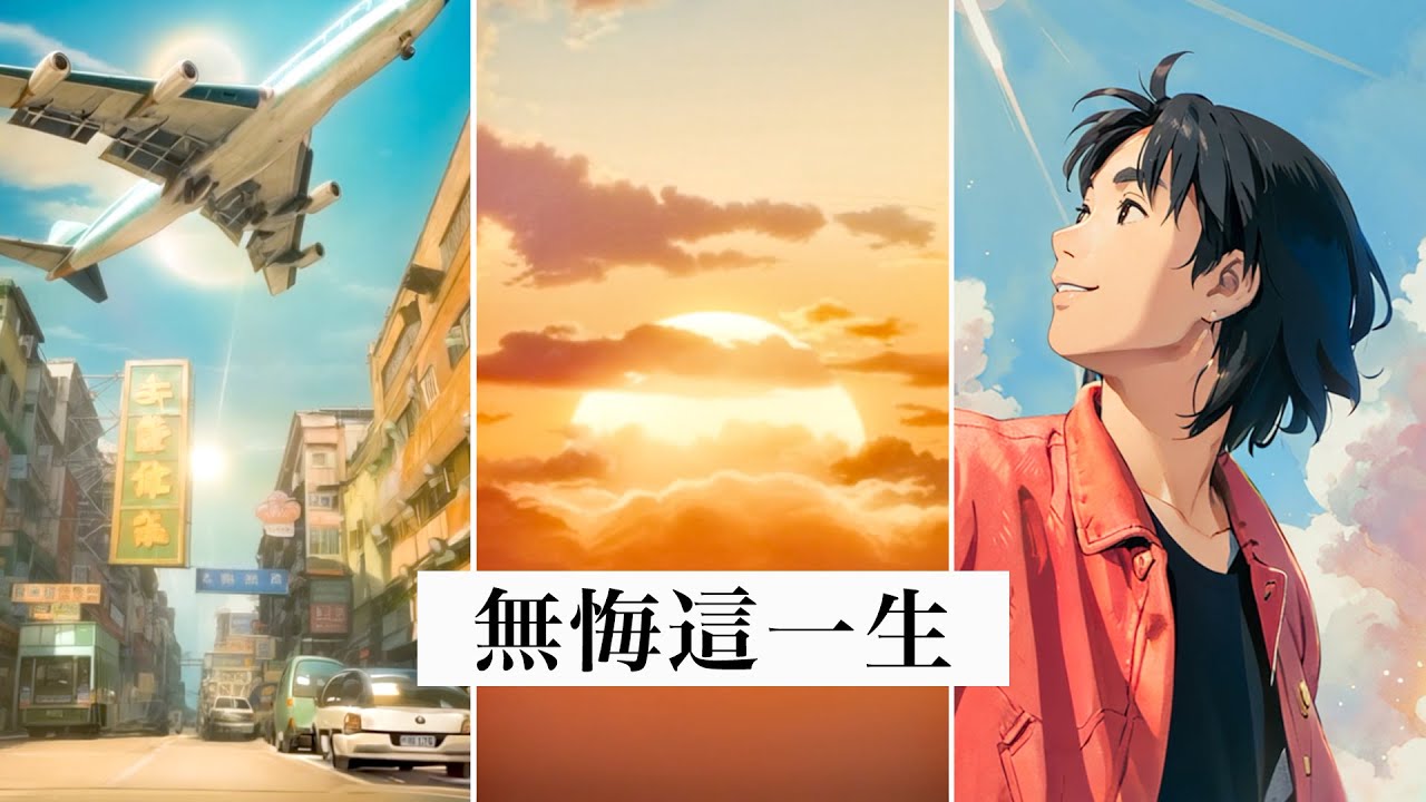 黃家駒 KaKui AI - 無悔這一生 2025 / 香港風景動畫 / 太陽星辰  / 香港雲起時