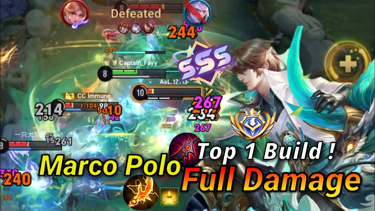 TOP 1 MARCO POLO BUILD! 🔥 FULL DAMAGE & QUADRAKILL | HOK GAMEPLAY