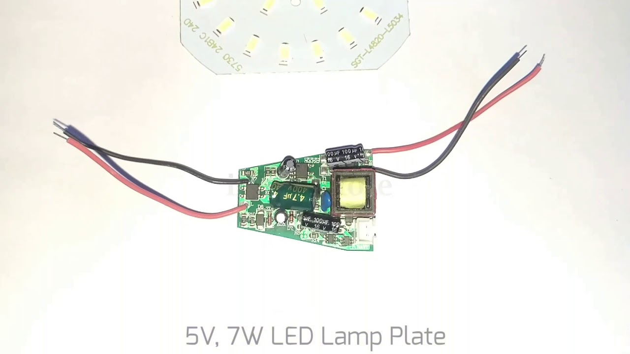 AC DC LED Lamp Assembly | Rechargeable Inverter LED Lamp | 1080p