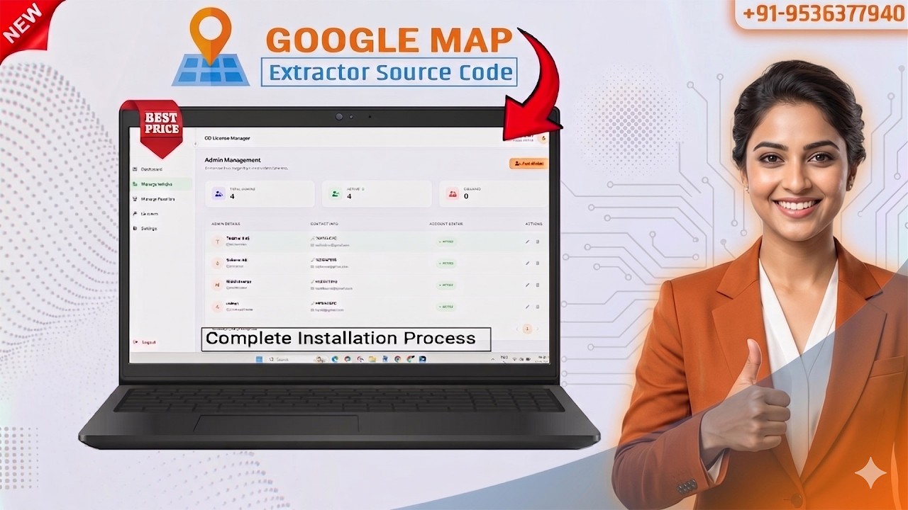Google map data extractor source code | Google map data scraper chrome extension #googlemaps
