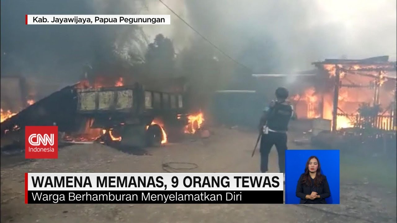 Wamena Kabupaten Jayawijaya Papua Memanas, 9 Orang Tewas