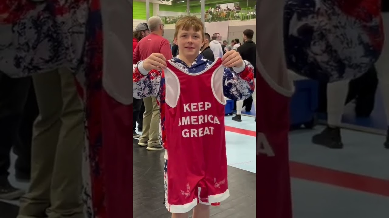 USA Trump Keep America Great wrestling singlet 