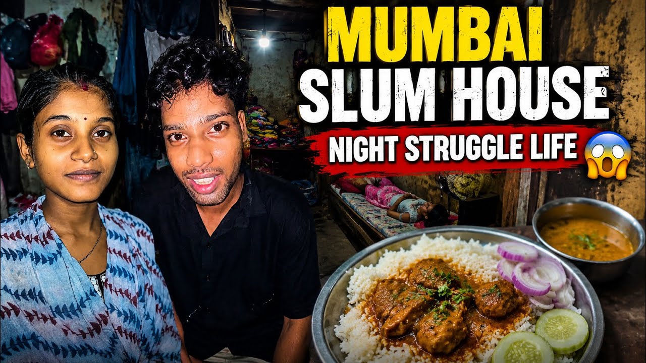 Mumbai Ka Chawl Room में रात का जिंदगी 😱 | Husband Wife Daily Life in Mumbai | Mumbai Family Vlog
