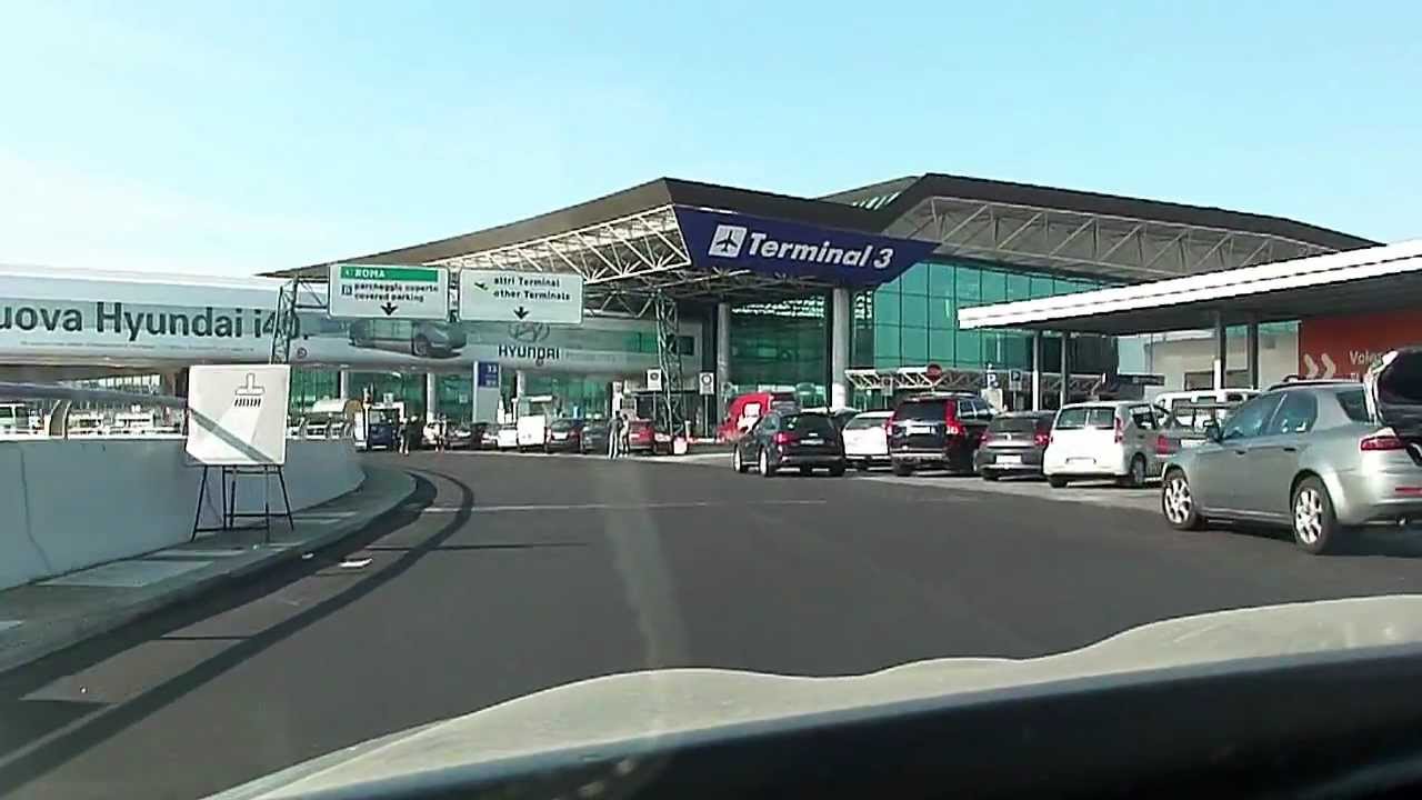 ROMA airport Fiumicino motorway ** autostrada aeroporto Leonardo da Vinci km 18