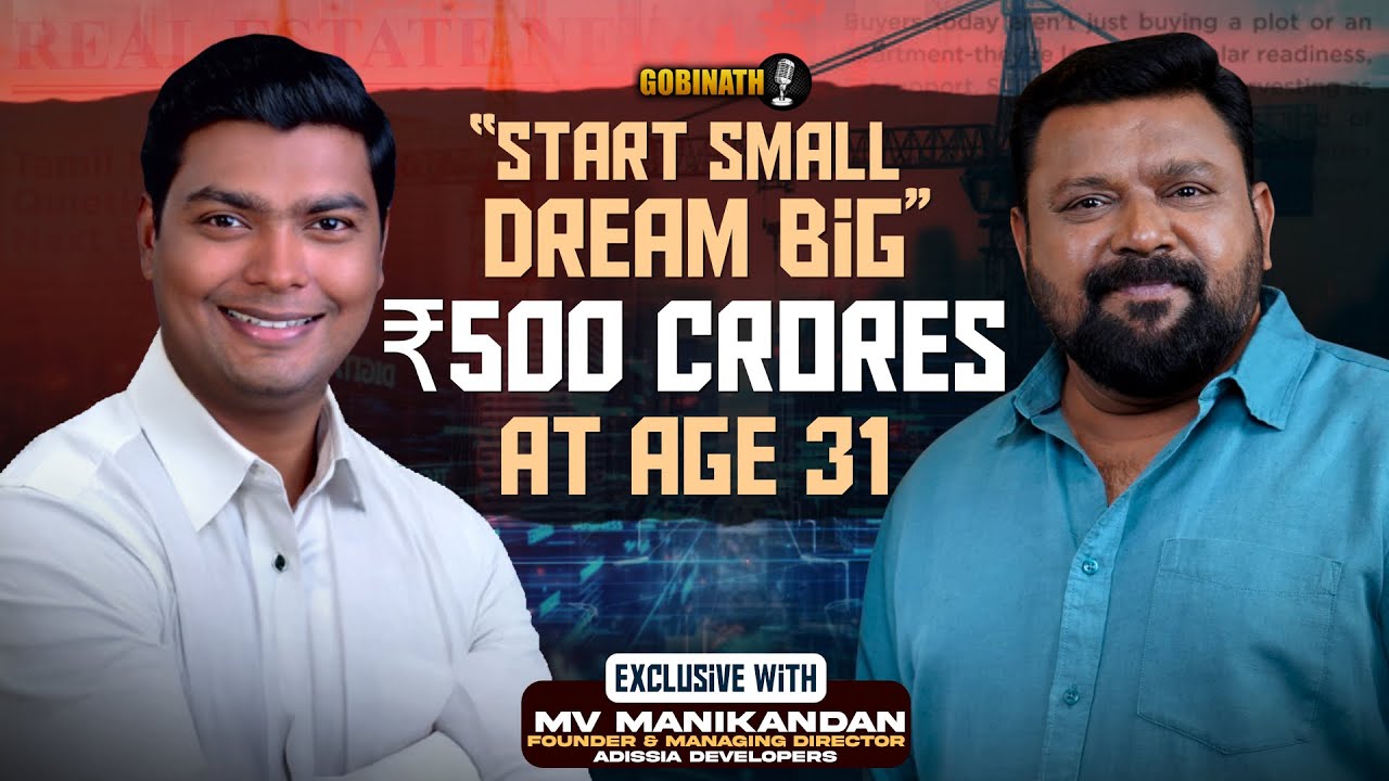 Growth Needs Both Speed and Balance: Lessons from a ₹500 Cr Journey | M.V. Manikandan | Gobinath