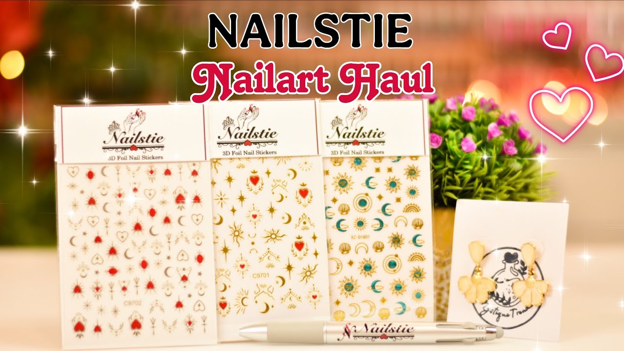 Cutest Nail Art Supplies Ever 😍 Quick Haul from Nailstie (So Unique!)