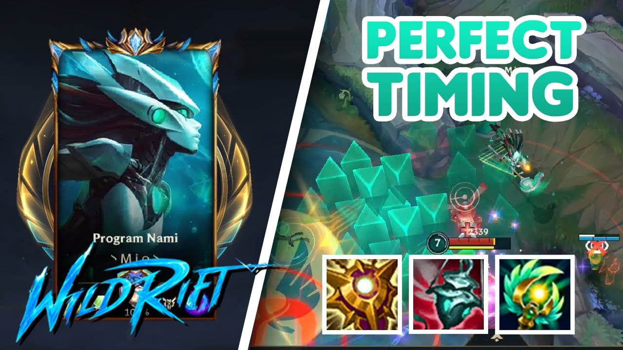 Nami (Program) - Wild Rift Top Global Challenger Rank Game | Nami VS Lulu