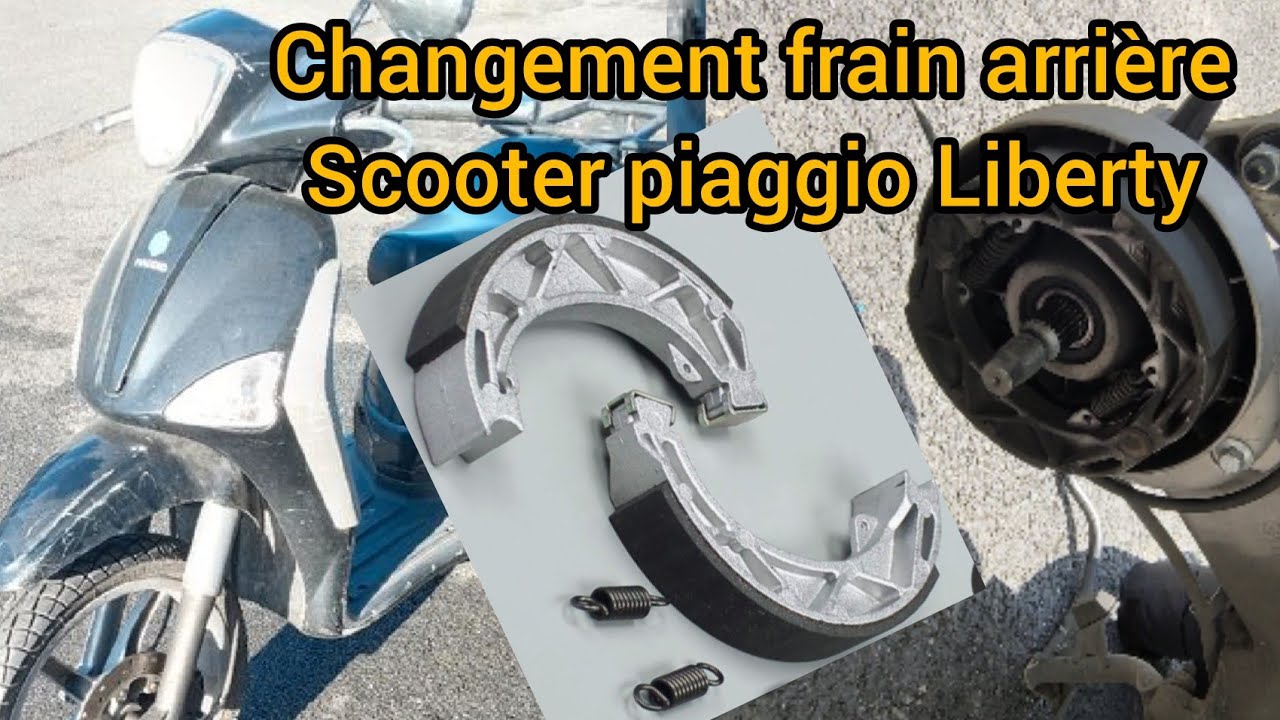 changer frain arrière SCOOTER PIAGGIO LEBIRTY ET FLY....
