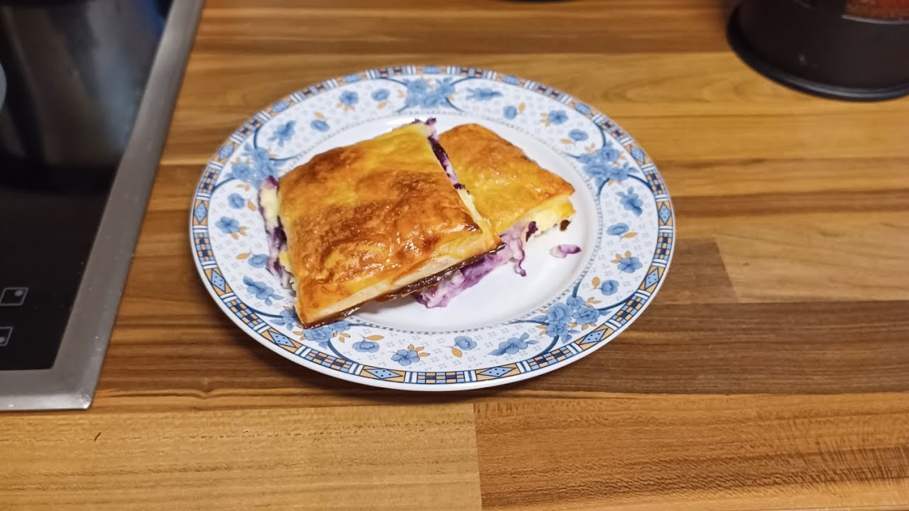 Самая быстрая выпечка из слоёного теста. 