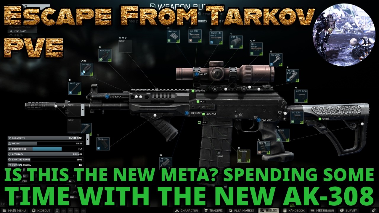 Is This The New Meta Weapon? Let's Find Out... It's An AK-308 Kind Of Day Escape From Tarkov 1.0 PVE