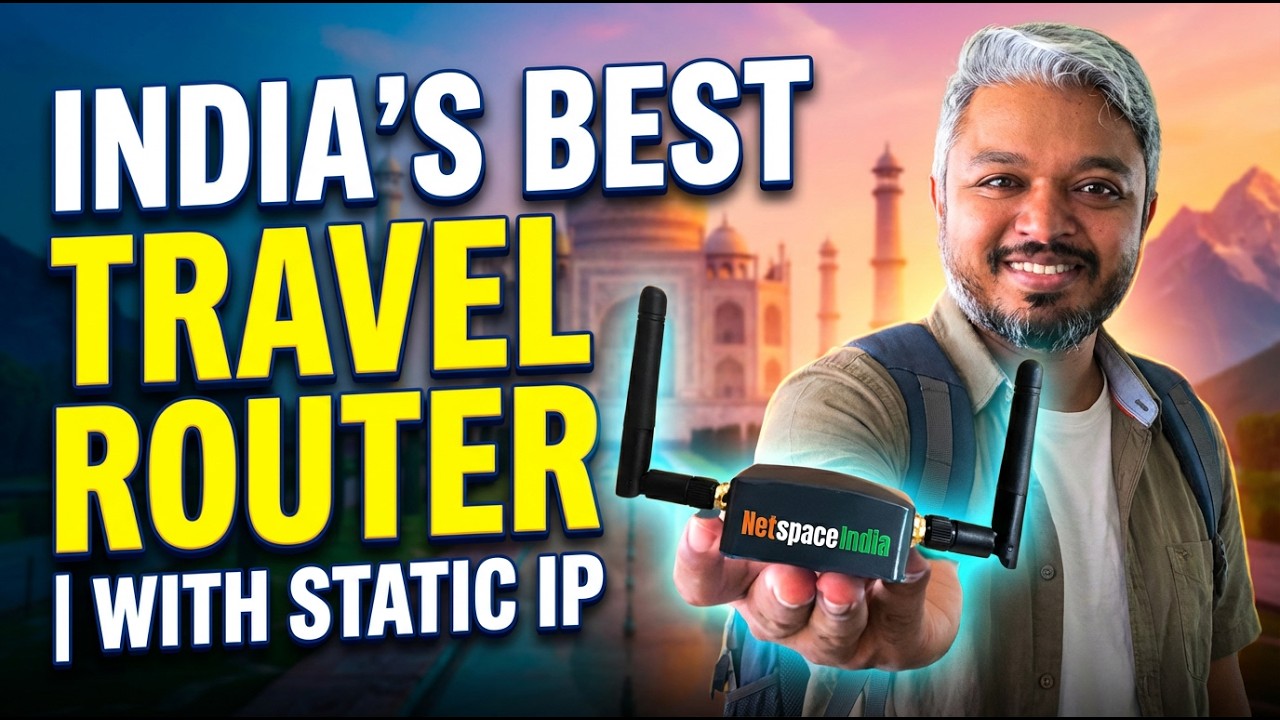India's Best Travel Router | Netspaceindia @GLTechnologies
