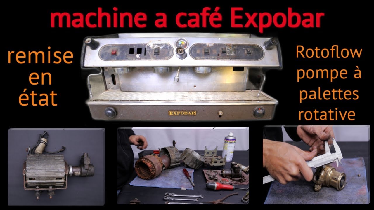Réparation pas à pas,Restaurez votre pompe rotoflow palettes rotative de machine à café comme un pro