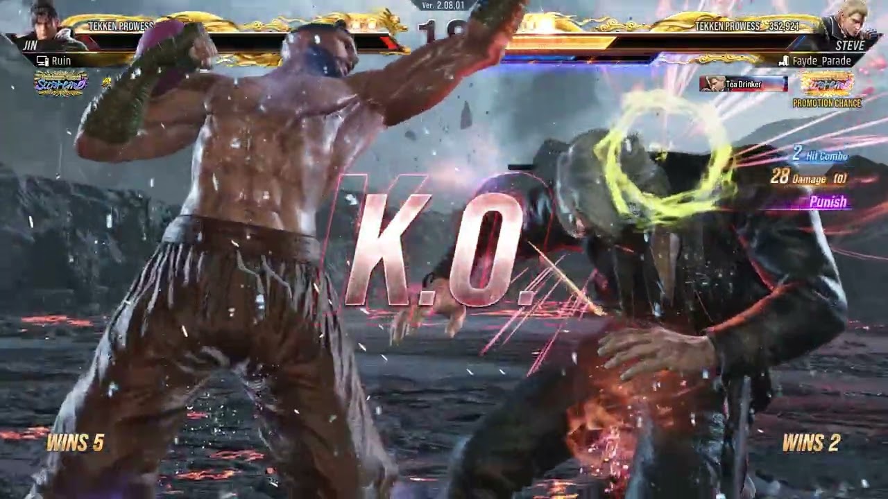 Battling A SOLID Steve player for his GoD Promo! High Level Jin.