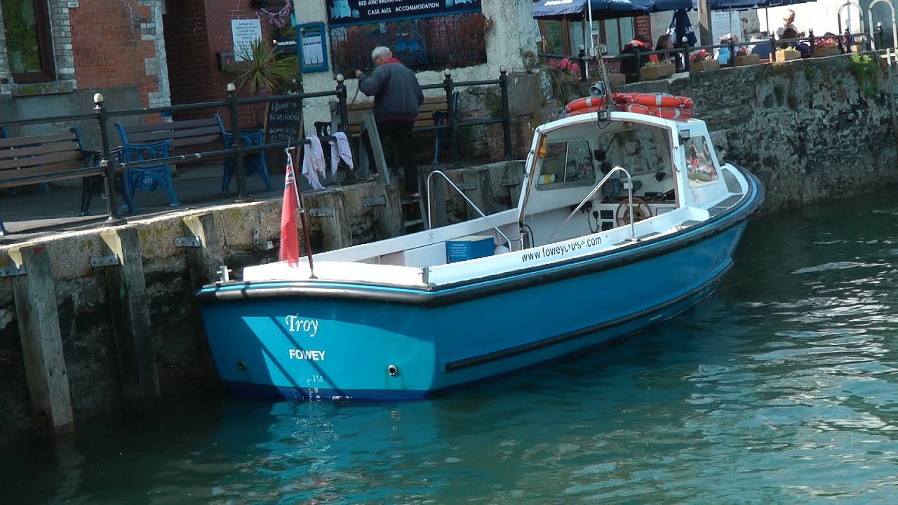 Boat trip from Fowey to Lostwithiel in June 2011