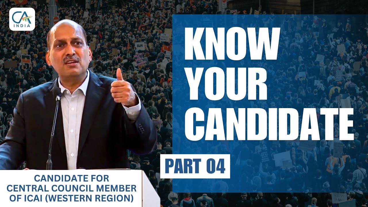 Know CA Prabhu Ramesha: A Visionary Candidate for Chartered Accountants and Community Empowerment