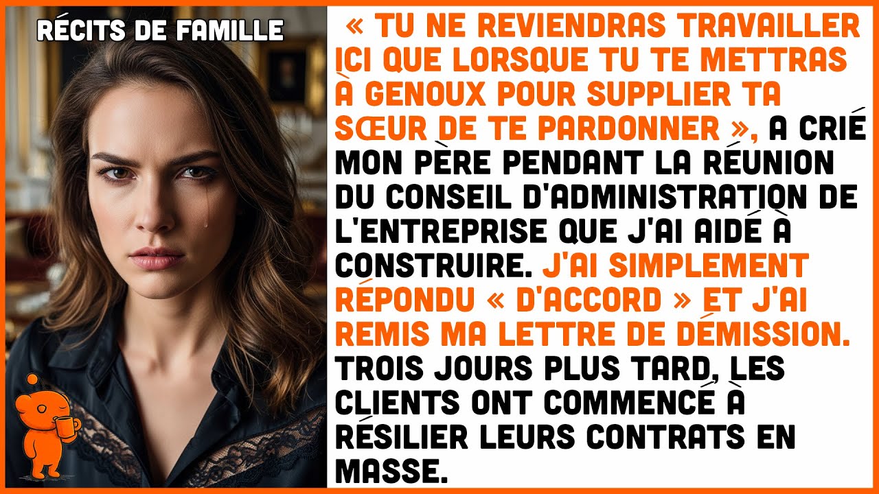 Mon père m'a suspendu jusqu'à ce que je m'excuse auprès de ma sœur ou que je parte pour toujours.
